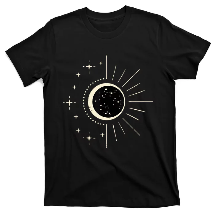 Total Solar Eclipse Moon Sun Stars April 8 T-Shirt