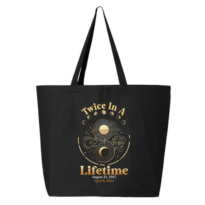 Total Solar Eclipse Twice In A Lifetime 2017 2024 25L Jumbo Tote