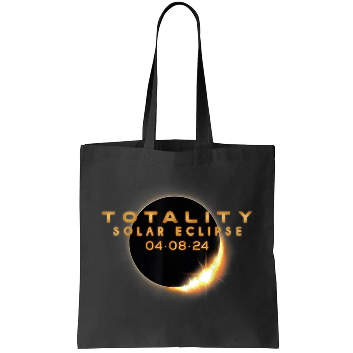 Total Solar Eclipse 04.08.2024 Totality Tote Bag