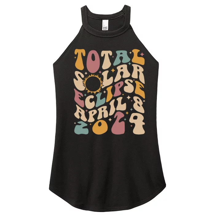 Total Solar Eclipse April 08 2024 Women’s Perfect Tri Rocker Tank