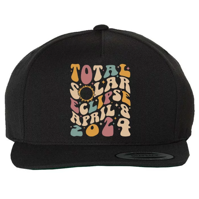 Total Solar Eclipse April 08 2024 Wool Snapback Cap