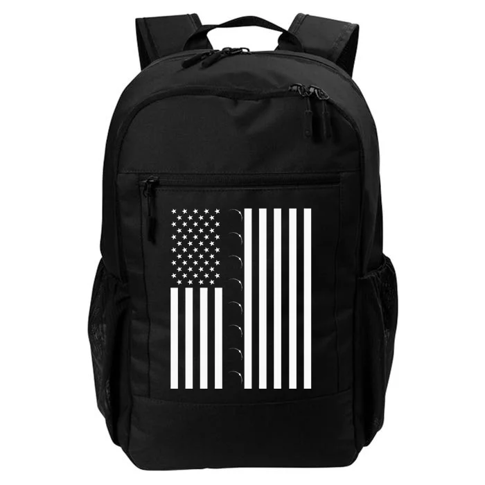 Total Solar Eclipse US American Flag 04.08.2024 Totality Daily Commute Backpack