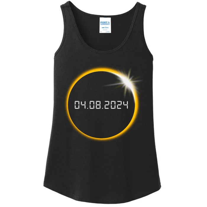 Total Solar Eclipse 2024 Ladies Essential Tank