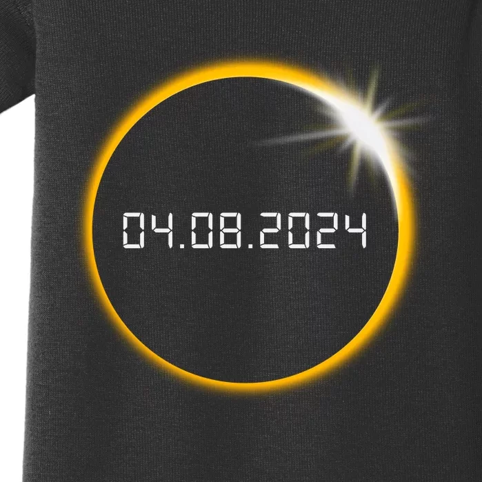 Total Solar Eclipse 2024 Baby Bodysuit