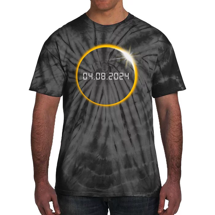 Total Solar Eclipse 2024 Tie-Dye T-Shirt