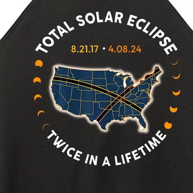 Total Solar Eclipse 2024 Twice In A Lifetime 2017 Totality Women’s Perfect Tri Rocker Tank