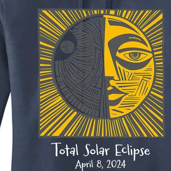 Total Solar Eclipse April 8 2024 Women's Pullover Hoodie