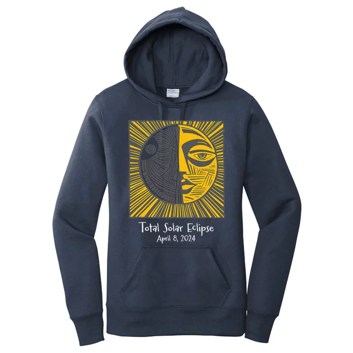 Total Solar Eclipse April 8 2024 Women's Pullover Hoodie