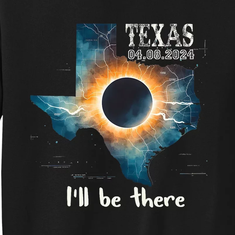 Total Solar Eclipse 2024 Texas Tall Sweatshirt