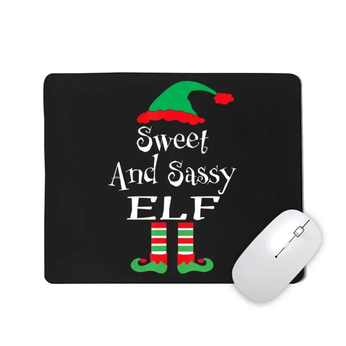 The Sassy Elf Family Matching Group Christmas Gift Funny Mousepad