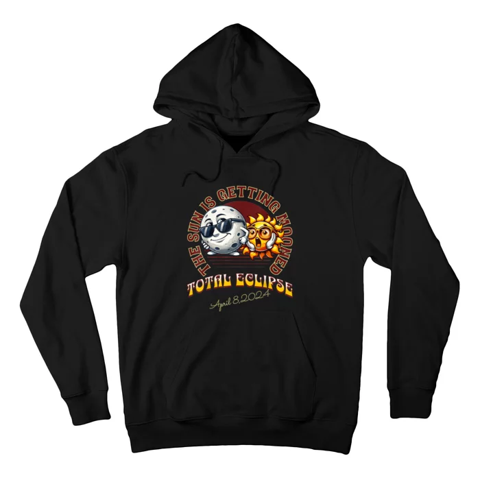 Total Solar Eclipse Chase 2024 Sun Is Getting Mooned Hoodie