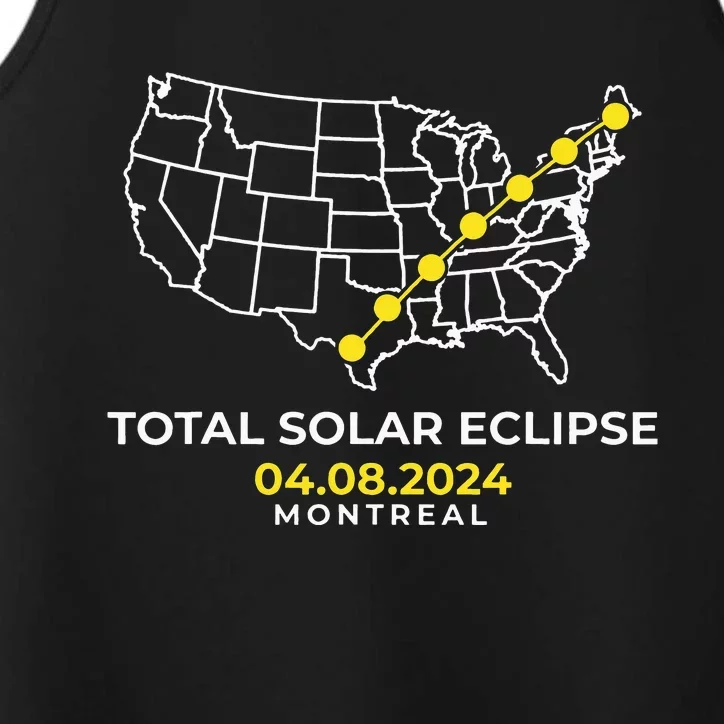 Totality Solar Eclipse Montreal Performance Tank