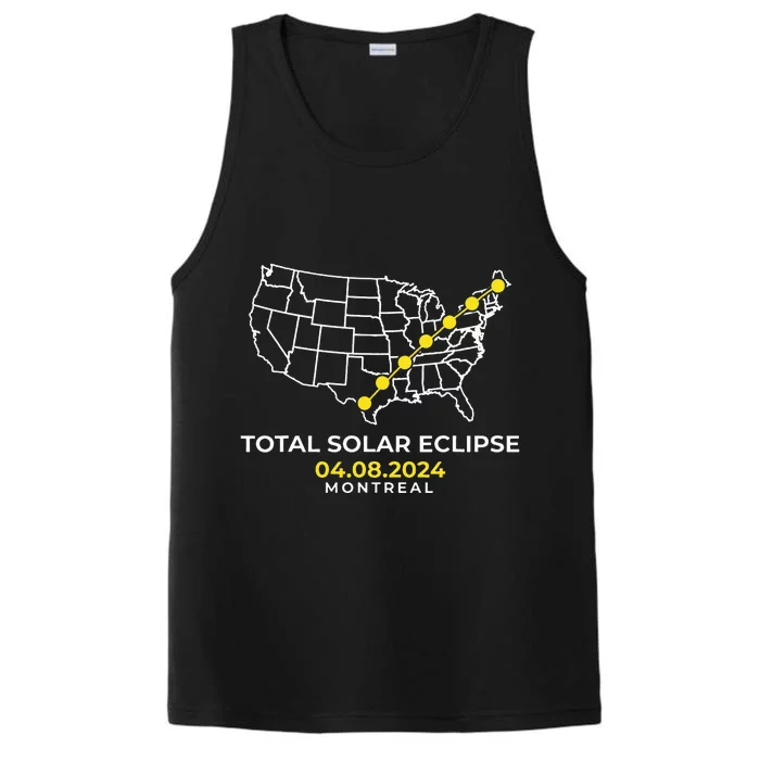 Totality Solar Eclipse Montreal Performance Tank