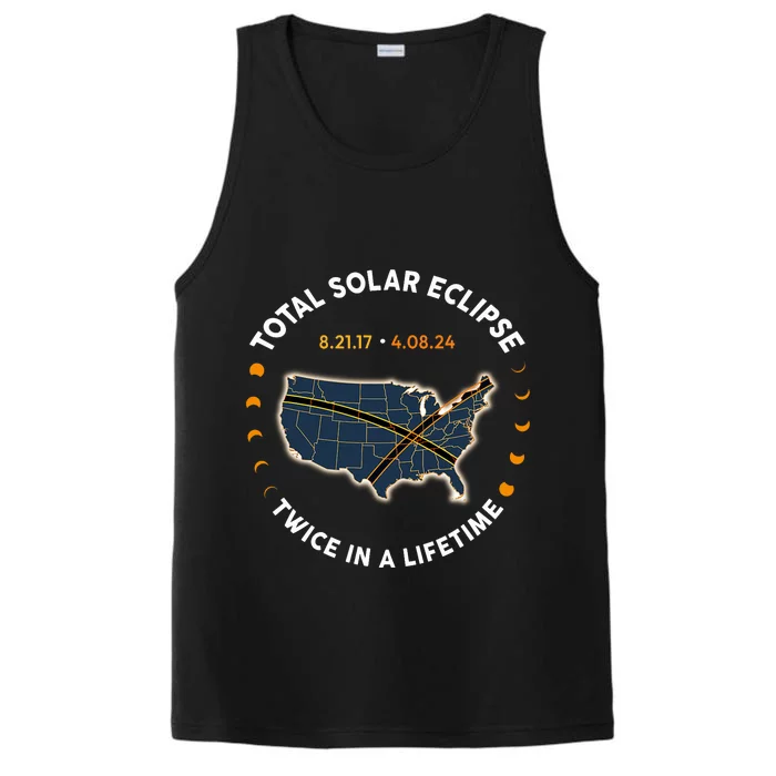 Total Solar Eclipse 2024 Twice In A Lifetime 2017 Totality Performance Tank