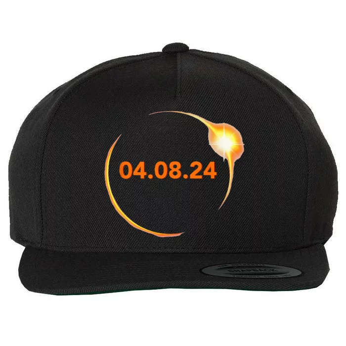 Total Solar Eclipse 04.08.2024 Totality Wool Snapback Cap