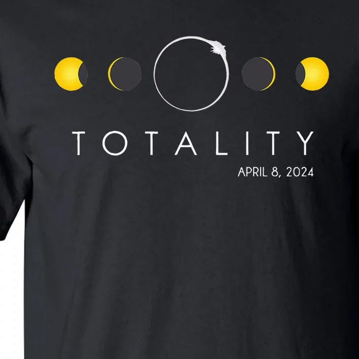 Total Solar Eclipse April 8 2024 Phases Totality Tall T-Shirt