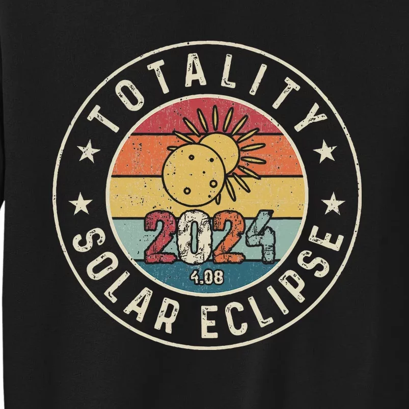 Totality Solar Eclipse 2024 America Retro Total Eclipse Sweatshirt