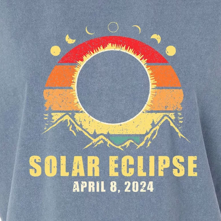 Total Solar Eclipse April 8 2024 Garment-Dyed Women's Muscle Tee