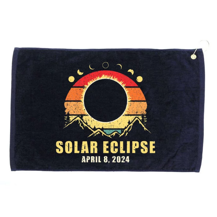 Total Solar Eclipse April 8 2024 Grommeted Golf Towel