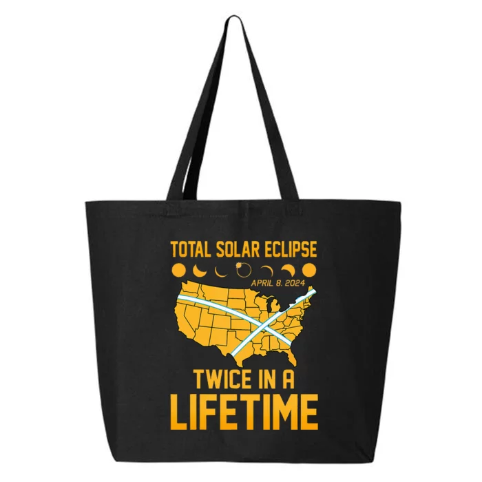 Total Solar Eclipse April 8 24 Twice In A Lifetime Totality 25L Jumbo Tote