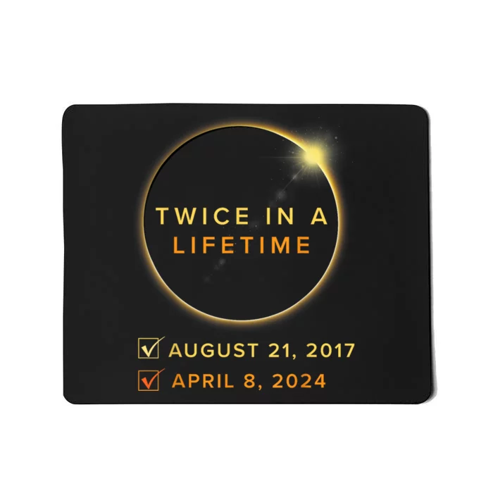 Total Solar Eclipse 2024 Phases April 8th Twice In A Lifetime Mousepad