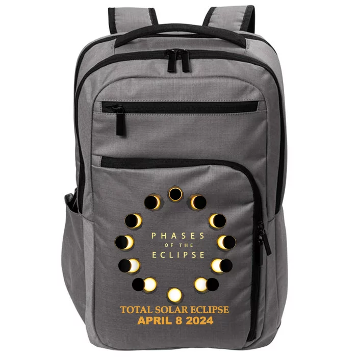 Total Solar Eclipse 2024 Phases April 8th Impact Tech Backpack