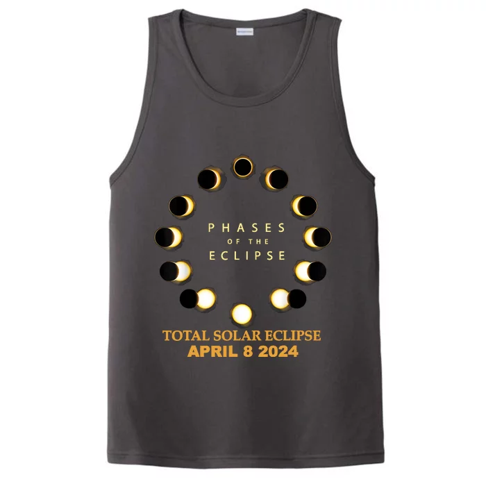 Total Solar Eclipse 2024 Phases April 8th Performance Tank