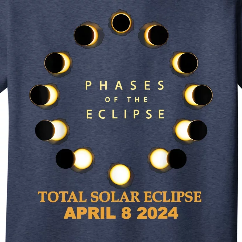 Total Solar Eclipse 2024 Phases April 8th T-Shirt