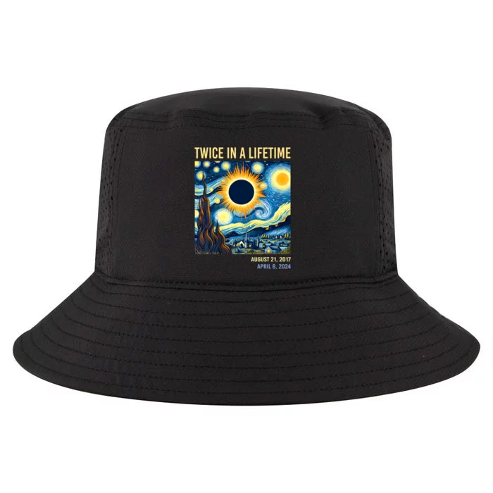 Total Solar Eclipse 2024 Twice In A Lifetime Cool Comfort Performance Bucket Hat