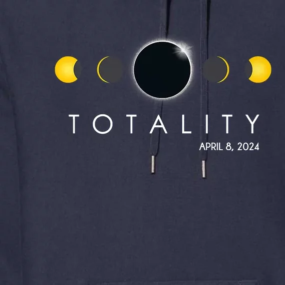 Total Solar Eclipse April 8 2024 Phases Totality Premium Hoodie