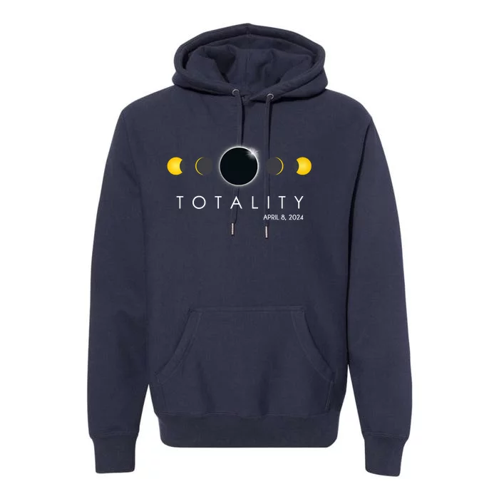 Total Solar Eclipse April 8 2024 Phases Totality Premium Hoodie