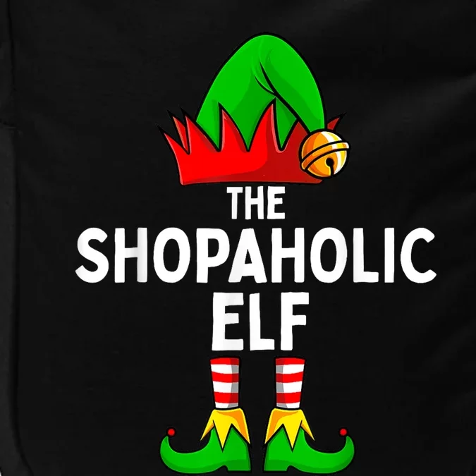 The Shopaholic Elf Funny Christmas Matching Family Impact Tech Backpack