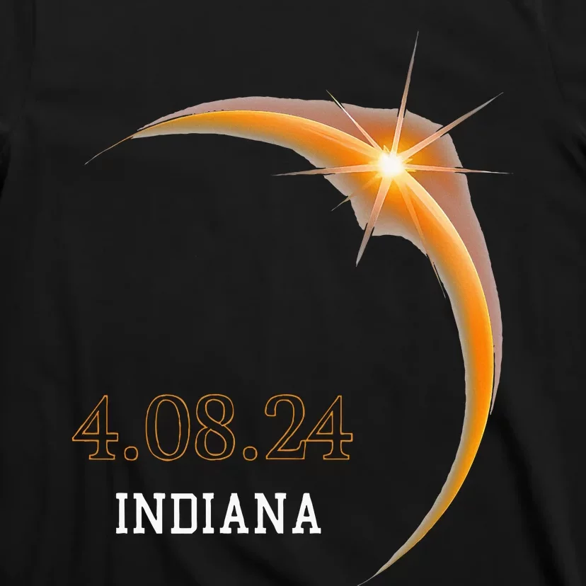 Total Solar Eclipse 2024 Indiana Totality Spring 4.08.24 T-Shirt