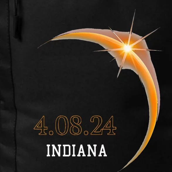 Total Solar Eclipse 2024 Indiana Totality Spring 4.08.24 Daily Commute Backpack