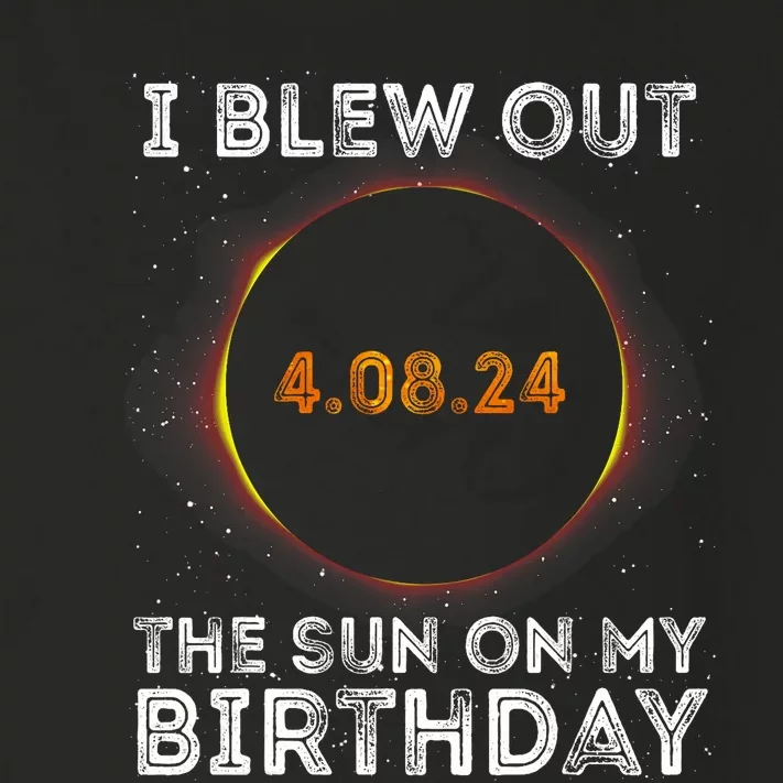 Total Solar Eclipse 4.08.24 Birthday Funny Quote Totality Toddler Long Sleeve Shirt