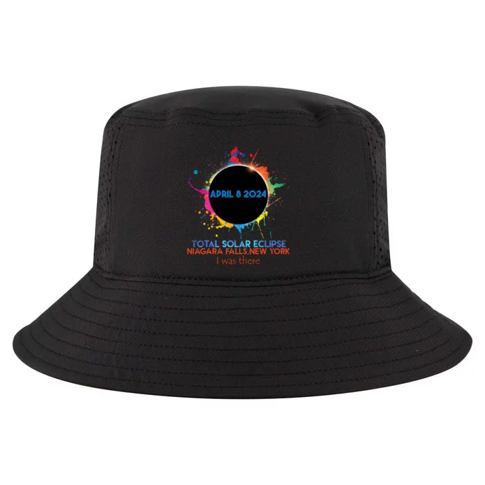 Total Solar Eclipse Niagara Falls New York 2024 I Was There Cool Comfort Performance Bucket Hat