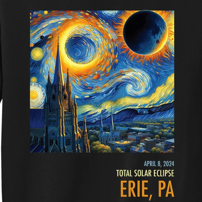 Total Solar Eclipse 2024 Erie Sweatshirt