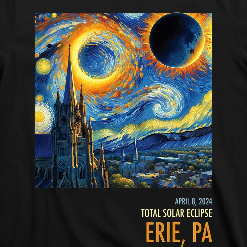 Total Solar Eclipse 2024 Erie T-Shirt