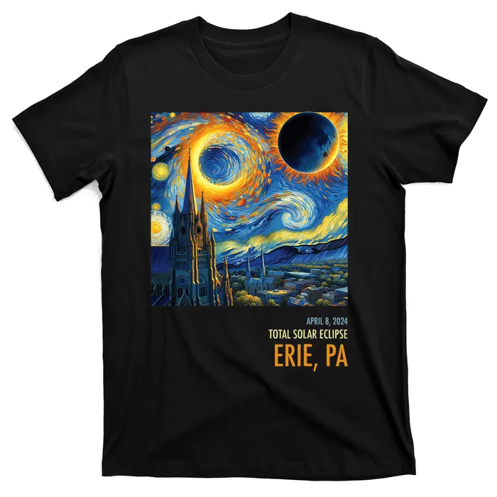 Total Solar Eclipse 2024 Erie T-Shirt