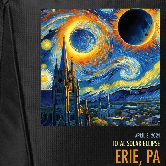 Total Solar Eclipse 2024 Erie City Backpack