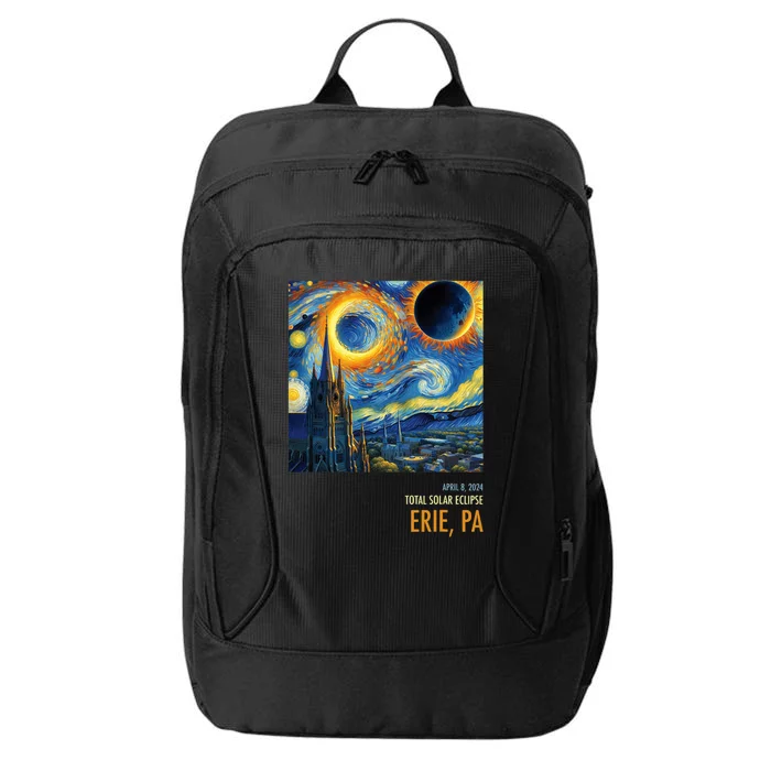 Total Solar Eclipse 2024 Erie City Backpack