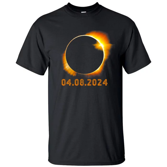 Total Solar Eclipse April 8 2024 Trending Design Tall T-Shirt