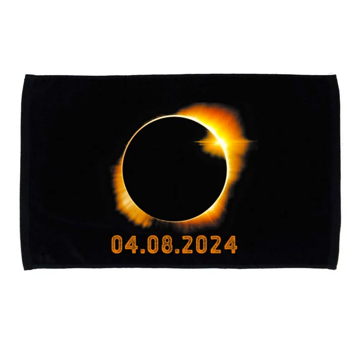 Total Solar Eclipse April 8 2024 Trending Design Microfiber Hand Towel