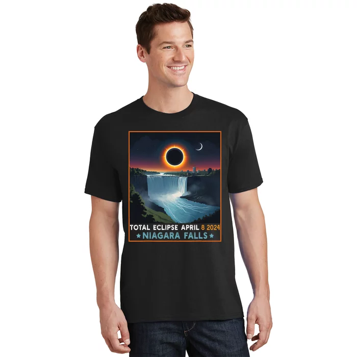 Total Solar Eclipse April 8th 2024 Niagara Falls New York T-Shirt