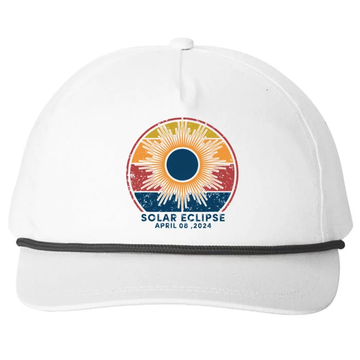 Total Solar Eclipse April 8 2024 Snapback Five-Panel Rope Hat