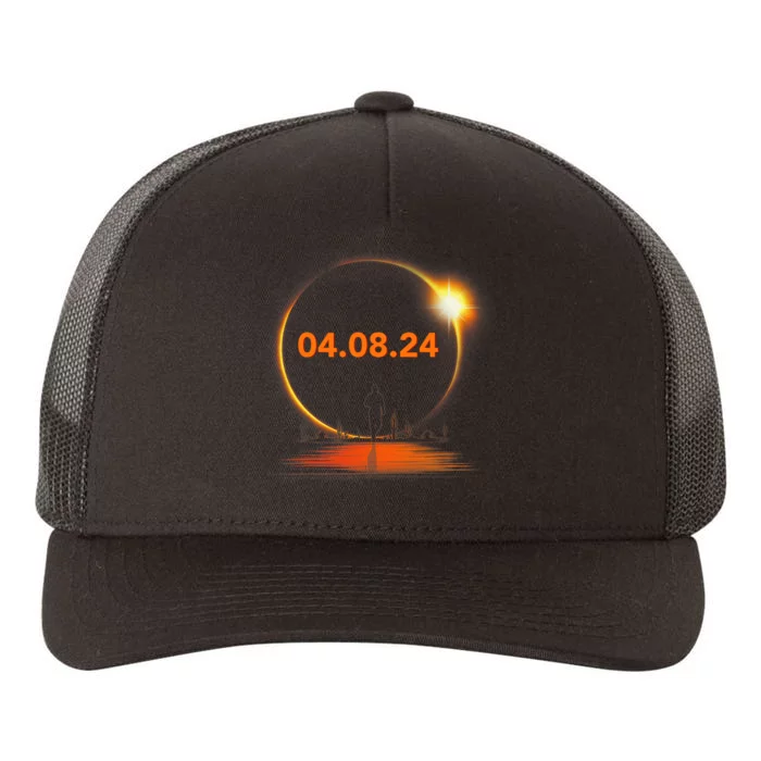 Total Solar Eclipse 2024 USA April 8 2024 Yupoong Adult 5-Panel Trucker Hat