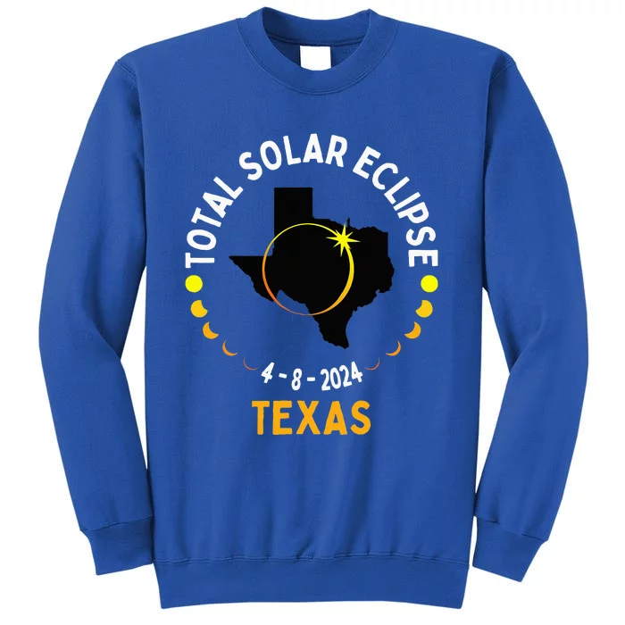 Texas Solar Eclipse 2024 Party Total Usa Map Totality Sweatshirt