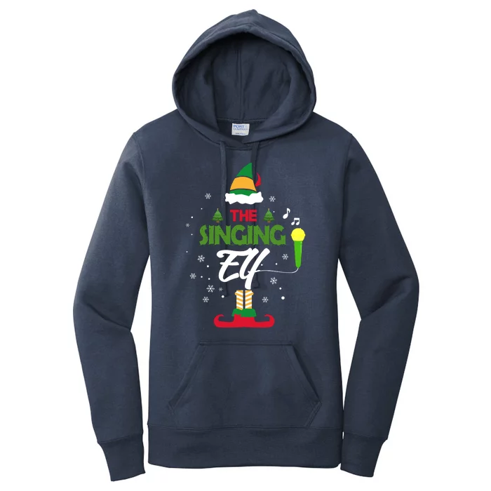 The Singing Elf Singer Group Matching Family Christmas Gift Women's Pullover Hoodie