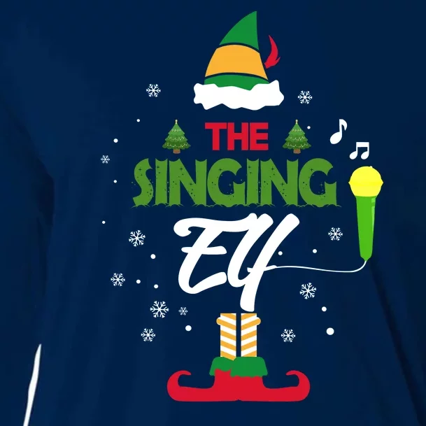 The Singing Elf Singer Group Matching Family Christmas Gift Cooling Performance Long Sleeve Crew