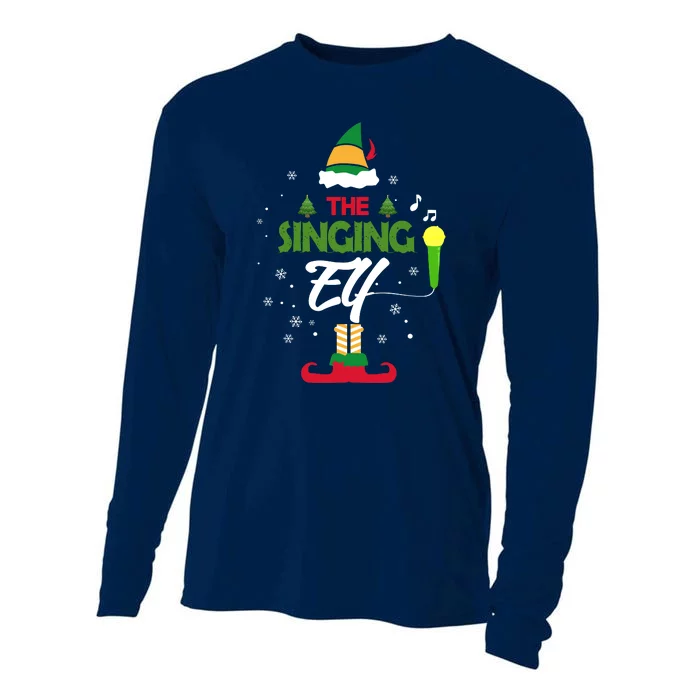 The Singing Elf Singer Group Matching Family Christmas Gift Cooling Performance Long Sleeve Crew